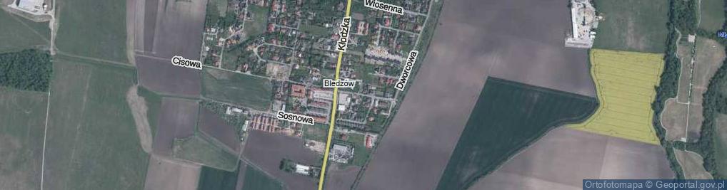 Zdjęcie satelitarne Zimowa ul.